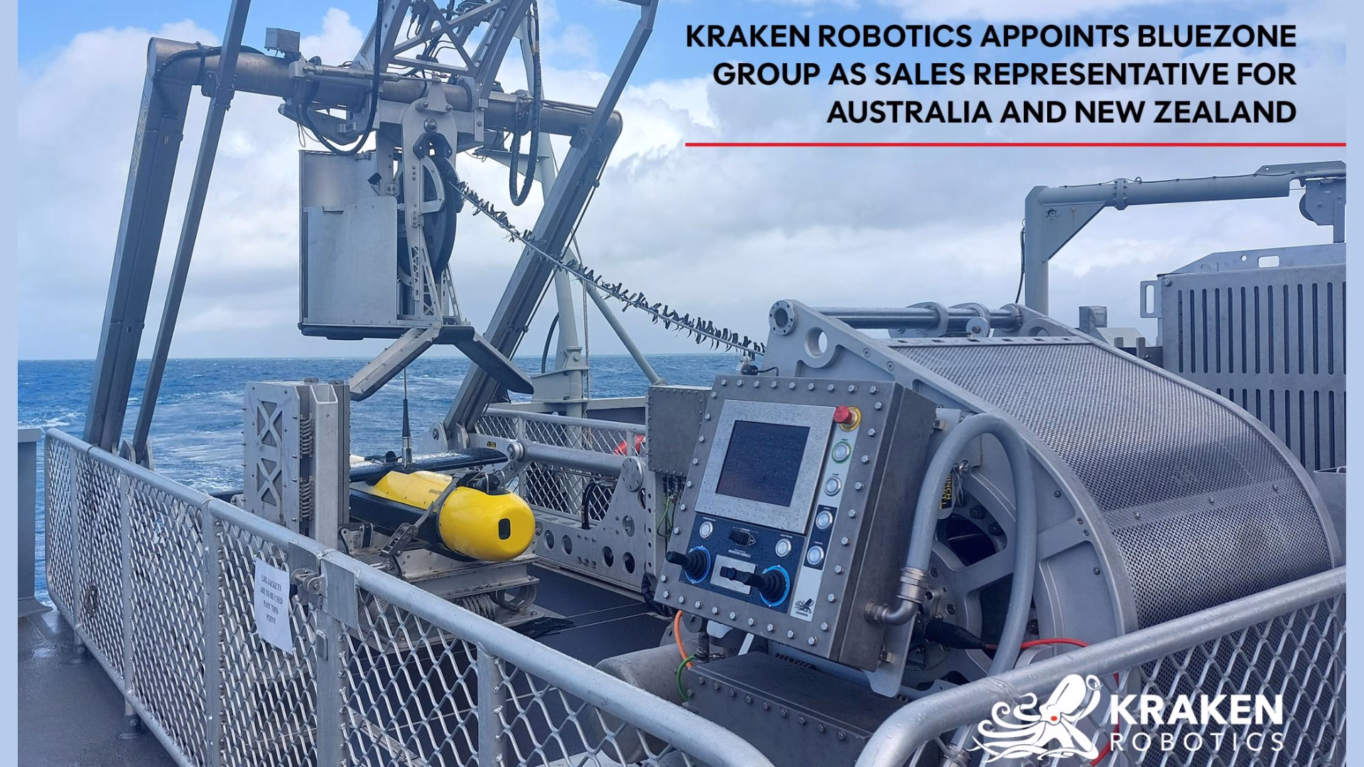 Kraken Robotics Appoints BlueZone Group as Sales Representative for Australia and New Zealand